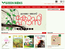 Tablet Screenshot of greenbooksindia.com